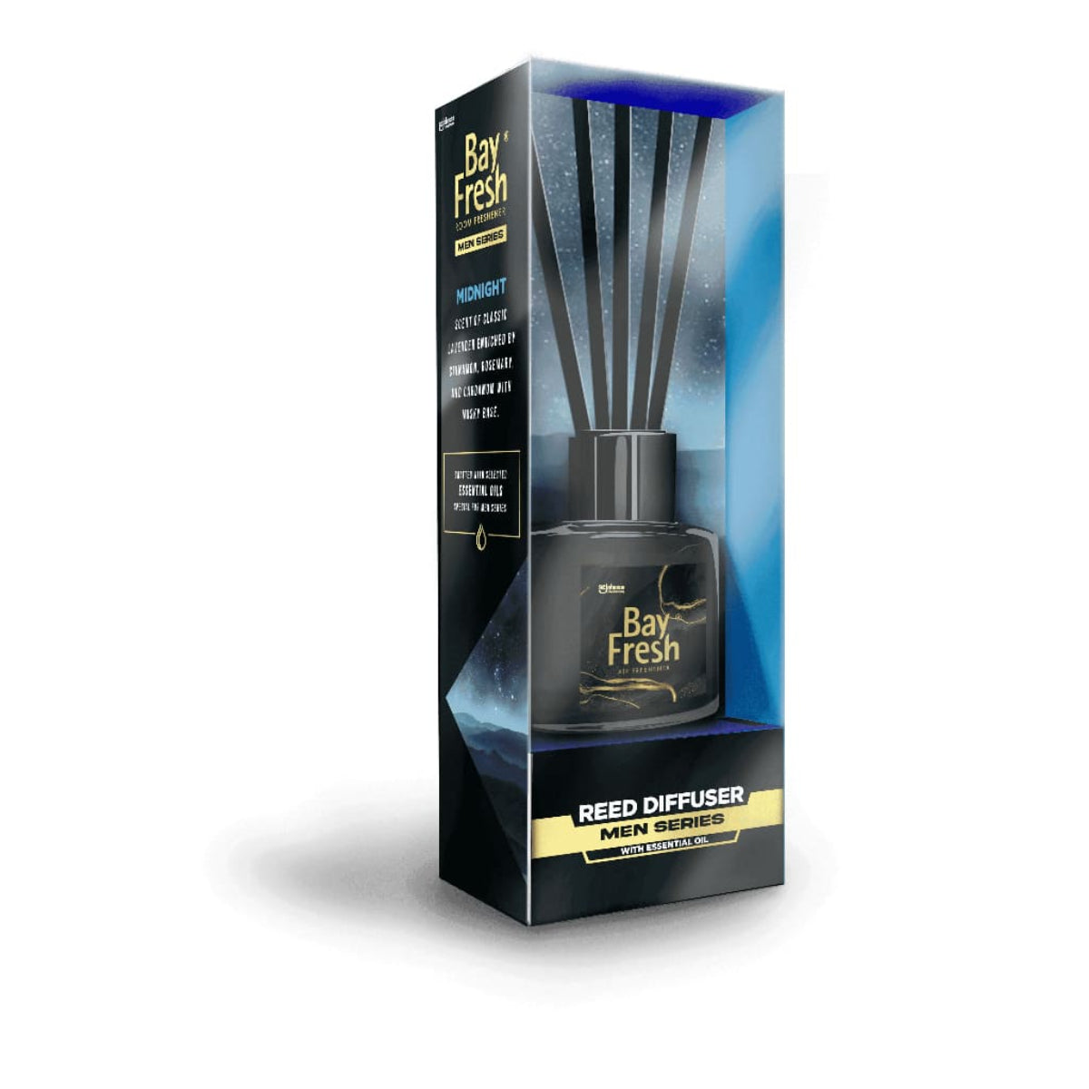 Diffuser Bayfresh Reed  Regular Men Midnight 30mL
