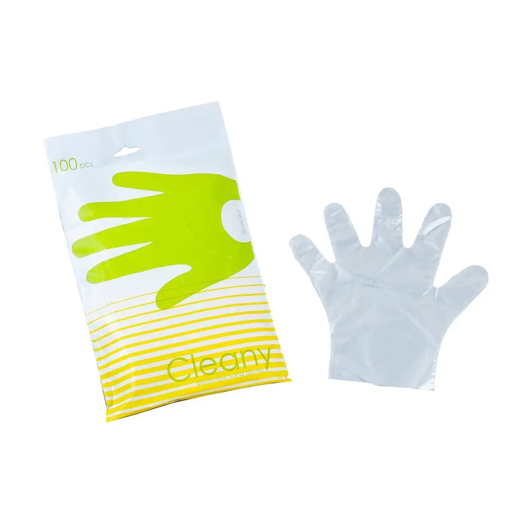 Sarung Tangan Plastik Cleany 100 pcs