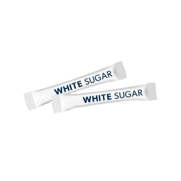 ⁠White Sugar Stick / Gula Putih Stick 250pcs/pack
